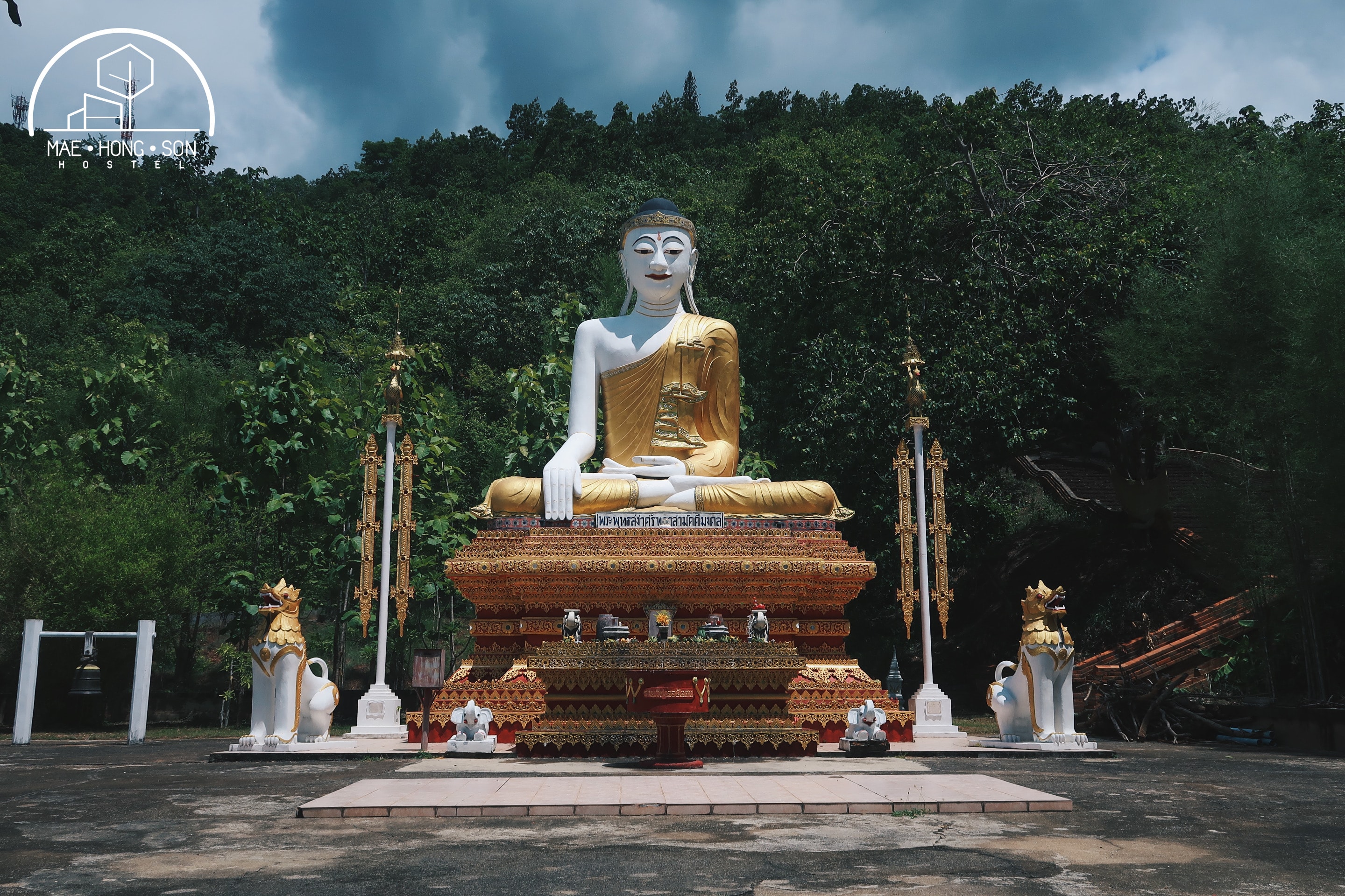 Wat Phra Non Buddha Skulptur